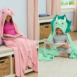Kids' Character Hooded Fleece Throw