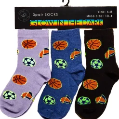 Kids' Glow in the Dark Socks 3 Pack