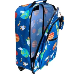 Kids' Monogrammed Space-Themed Luggage 3 Pc. Set
