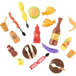 Kids' Pretend BBQ Playset - Realistic Lights and Sound Indoor/Outdoor Fun