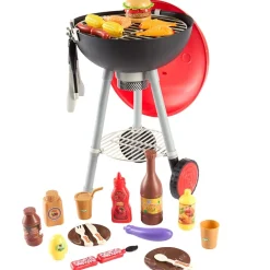 Kids' Pretend BBQ Playset - Realistic Lights and Sound Indoor/Outdoor Fun