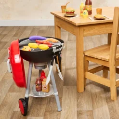 Kids' Pretend BBQ Playset - Realistic Lights and Sound Indoor/Outdoor Fun