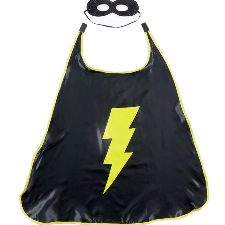 Kids' Superhero Costume Cape and Mask Set