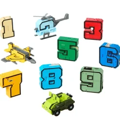 Kids' Transforming Numbers Bots - Numbers to Vehicles and Back
