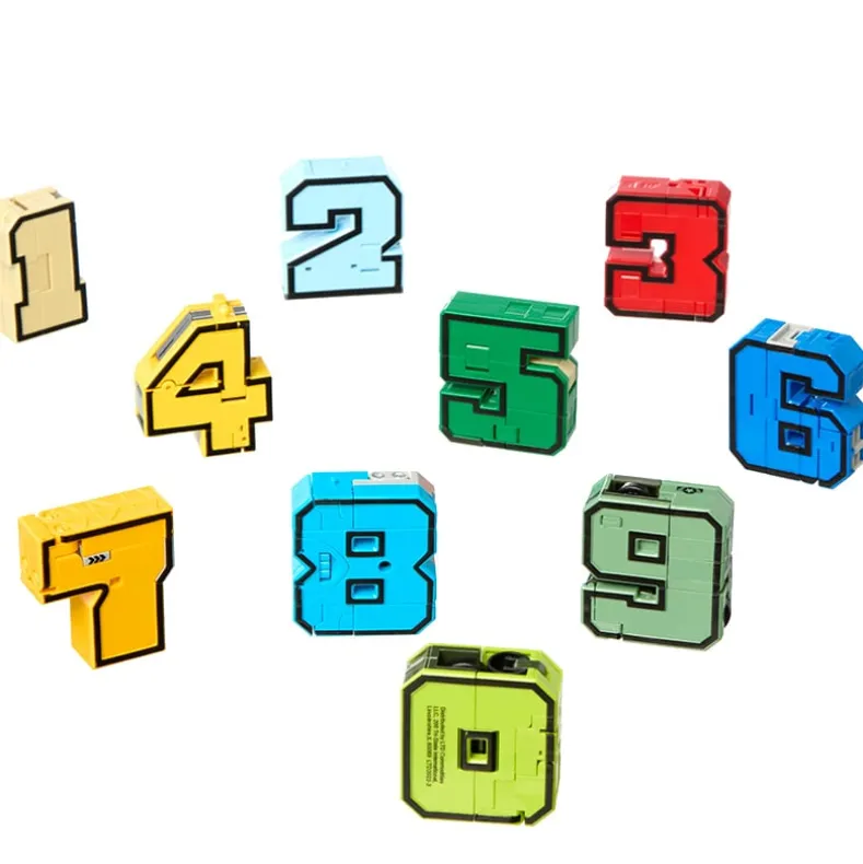Kids' Transforming Numbers Bots - Numbers to Vehicles and Back