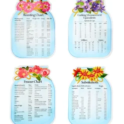 Kitchen Conversion Chart Magnets Set of 4