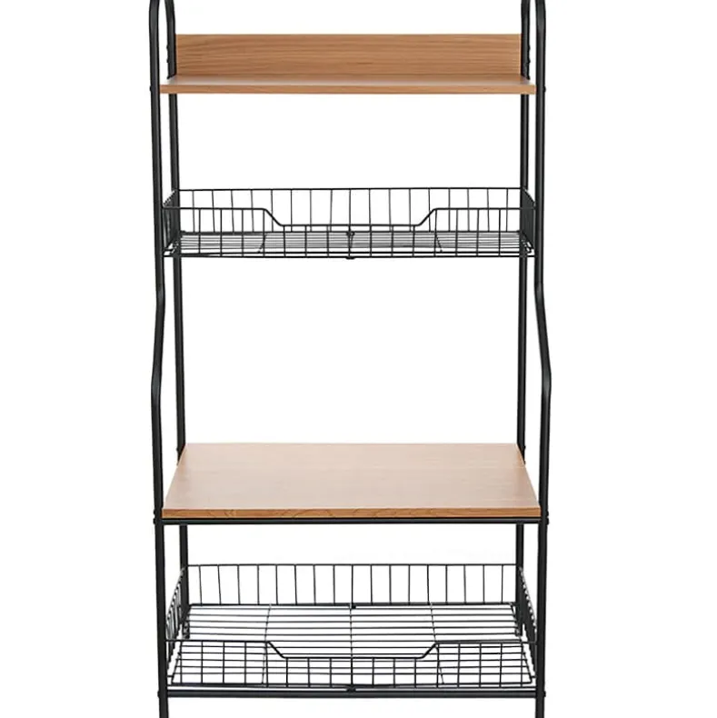 Kitchen Hutch Storage Rack - 4-Tier - 40"H