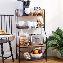 Kitchen Hutch Storage Rack - 4-Tier - 40