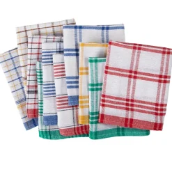Kitchen Towels Assorted Colors and Patterns Set of 10