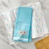 Kitchen Towels Spring Floral Set of 2