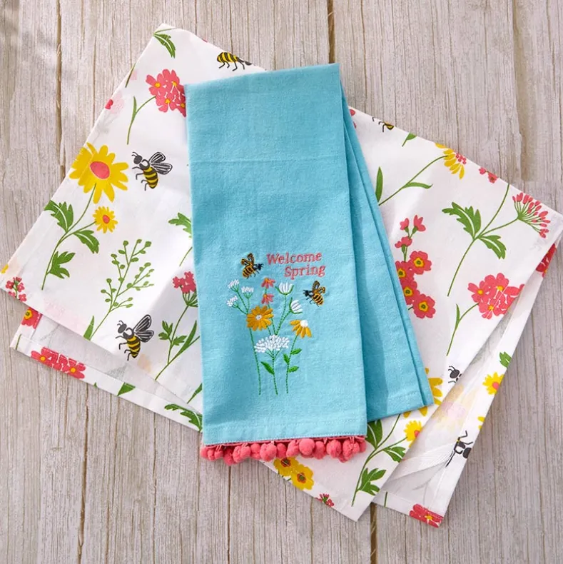 Kitchen Towels Spring Garden Set of 2