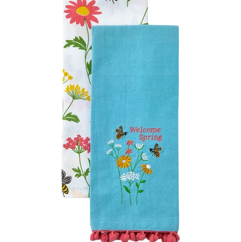 Kitchen Towels Spring Garden Set of 2
