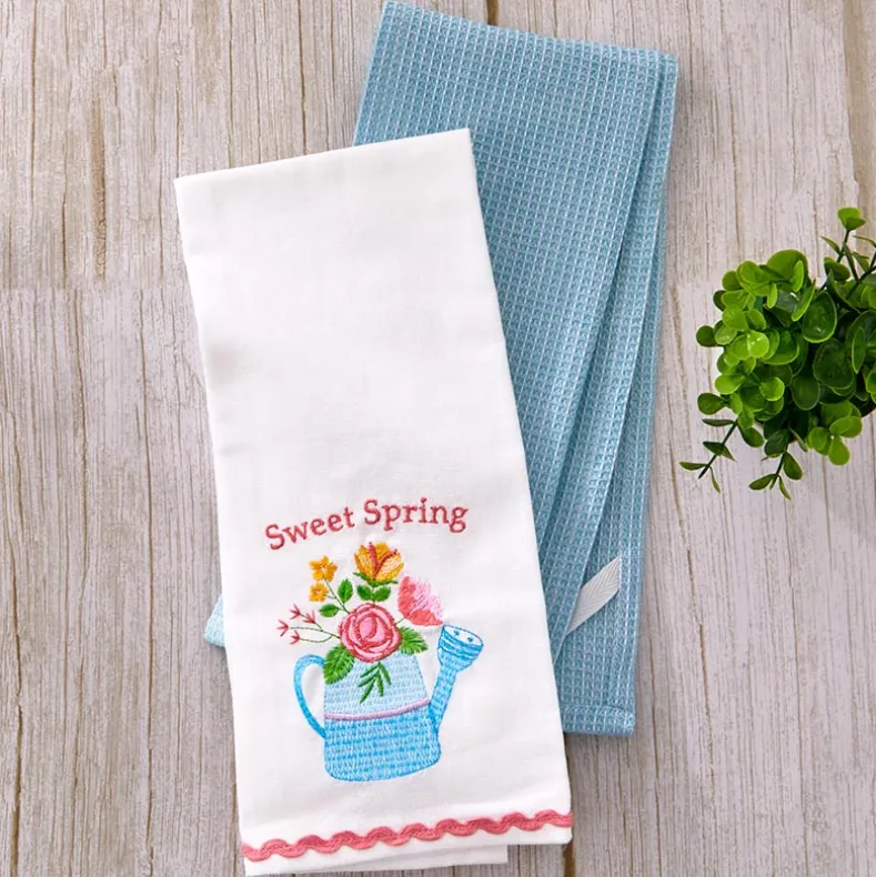 Kitchen Towels Spring Garden Set of 2