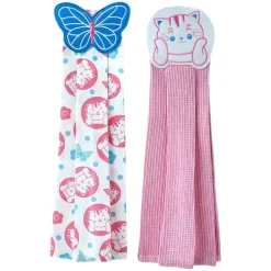 Kitchen Towels Summertime Cat Set of 2