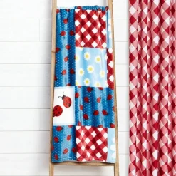 Ladybug Fleece Plush Throw 50" x 60"