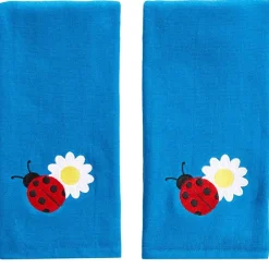 Ladybug Shower Curtain, Bath Rug, Hand Towels, Valance, or Hooks