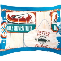 Lake Adventure Full/Queen or King Comforter Set or Decorative Pillow