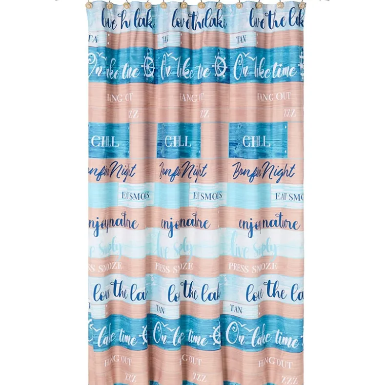 Lake Time Shower Curtain