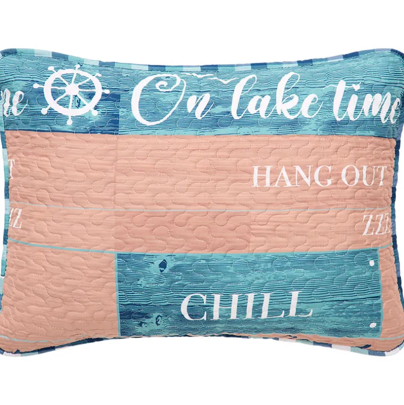 Lake Time Standard Quilt Sham