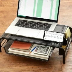 Laptop Stand with Sliding Drawer