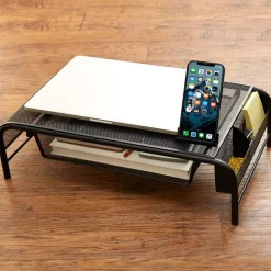 Laptop Stand with Sliding Drawer