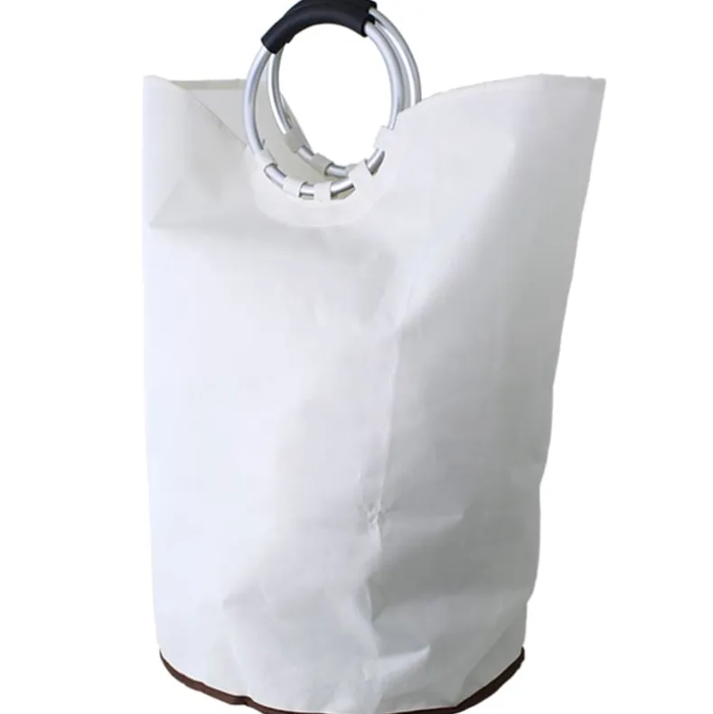 Laundry Bag with Padded Handles Freestanding Tall Hamper