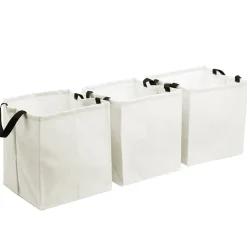Laundry Storage Baskets for Clothes - Set of 3