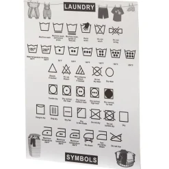 Laundry Symbols Magnet Guide