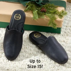 L B Evans Men's Slippers Black SC3 Aristocrat