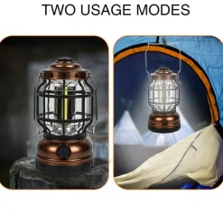 LED Camping Lantern Battery Powered Portable Light