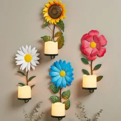 LED Candle Sconce Flower