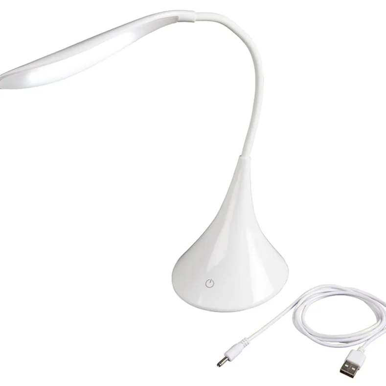 LED Desk Lamp Flexible Gooseneck with USB Cord