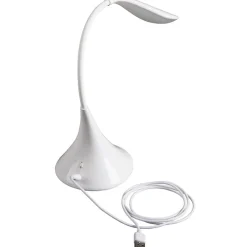 LED Desk Lamp Flexible Gooseneck with USB Cord