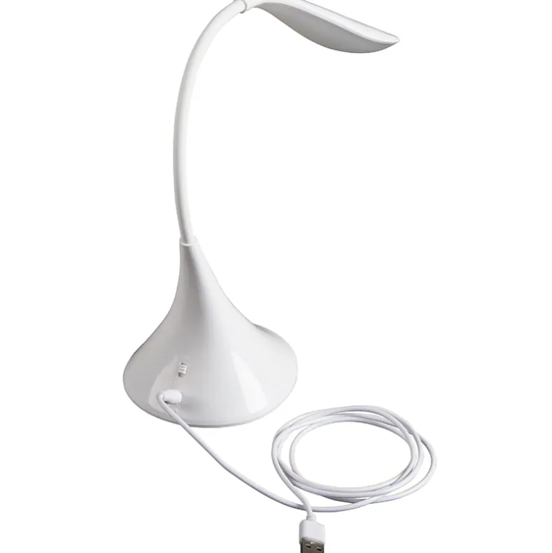 LED Desk Lamp Flexible Gooseneck with USB Cord
