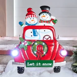 LED Let It Snow Yard Stake