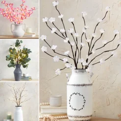 LED Lighted Poseable Branch Decor