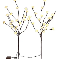 LED Lighted Poseable Branch Decor