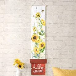 LED Lighted Welcome Banner - Flower or Patriotic 46" Length