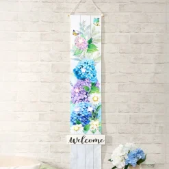 LED Lighted Welcome Banner - Flower or Patriotic 46