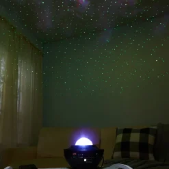 LED Projection Light With Bluetooth Speaker Voice Activated