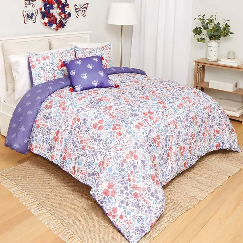 Liberty Floral Reversible Comforter Set or Accent Pillow