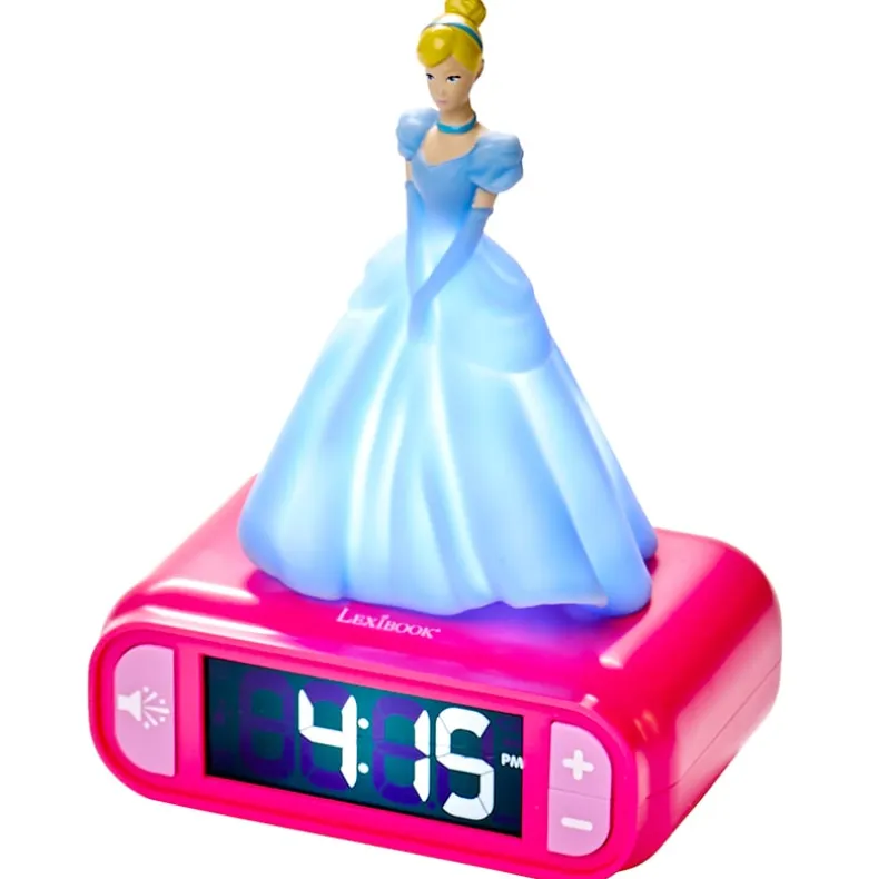 Licensed LCD Nightlight Alarm Clock With 6 Different Sounds