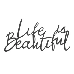 Life is Beautiful Wood Plaque
