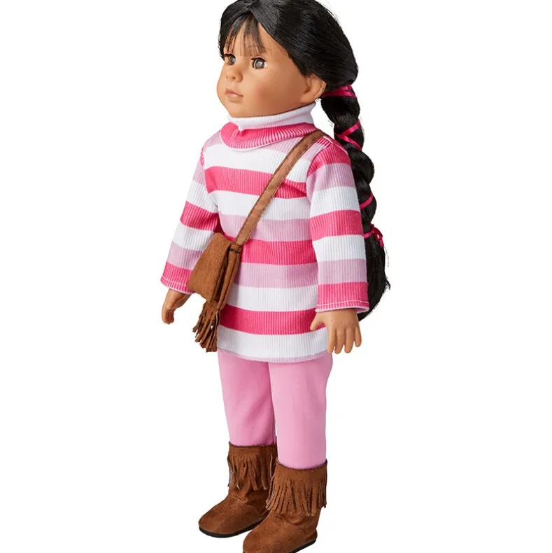 Life-Like Girl Doll With Casual Outfit, 18"