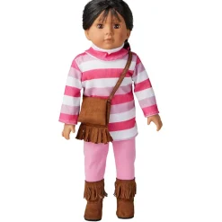 Life-Like Girl Doll With Casual Outfit, 18"