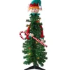 Lighted Christmas Character Tree In Snowman Or Elf - 3 Ft