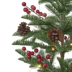 Lighted Country Pencil Pine Tree 24"