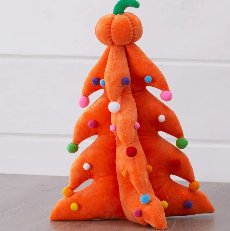Lighted Plush Halloween Harvest Retro Tree