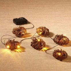 Lighted Pumpkin String Lights