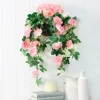 Lighted Wall Hanging Flower Cascade - Cottagecore